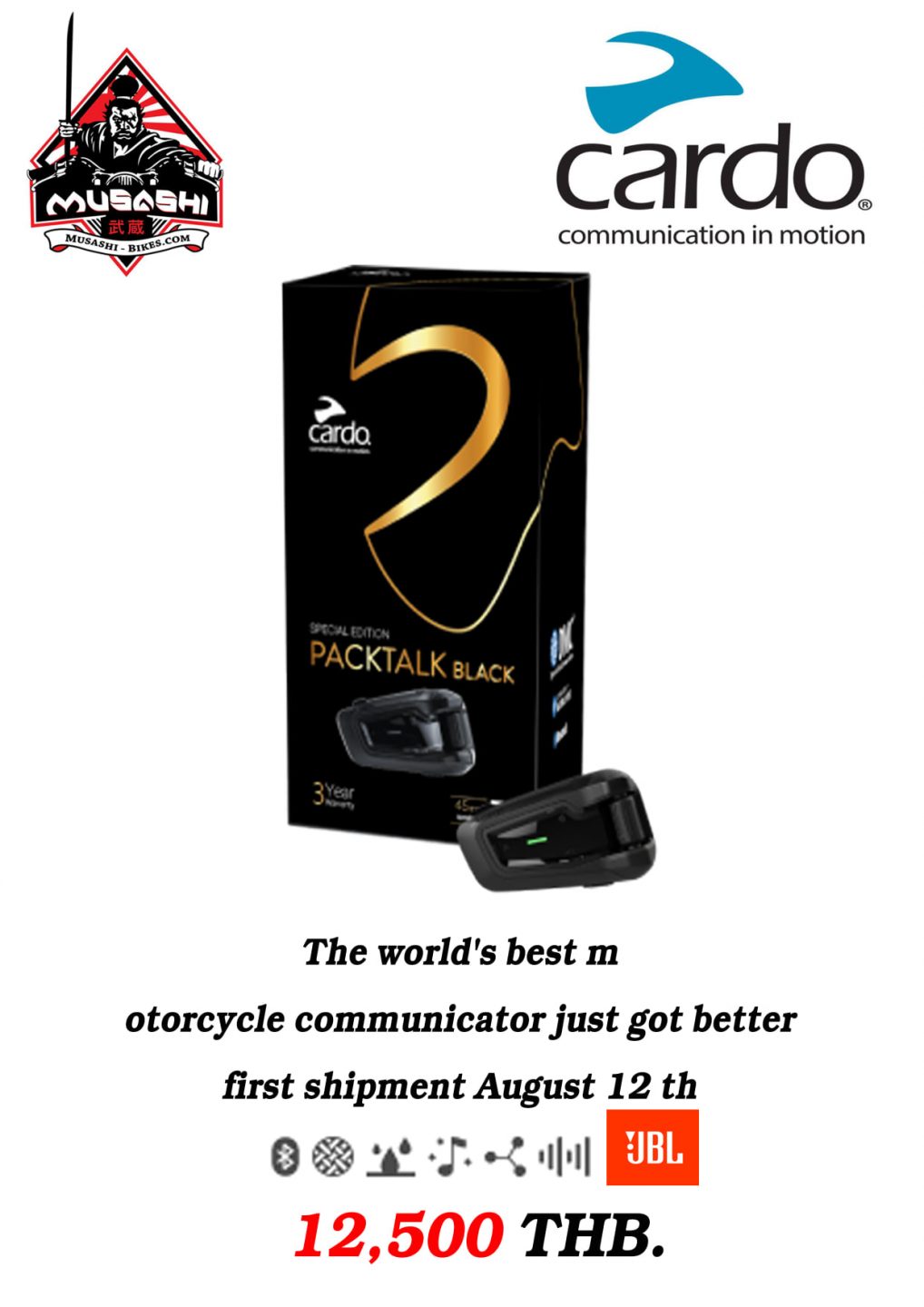 Cardo packtalk black