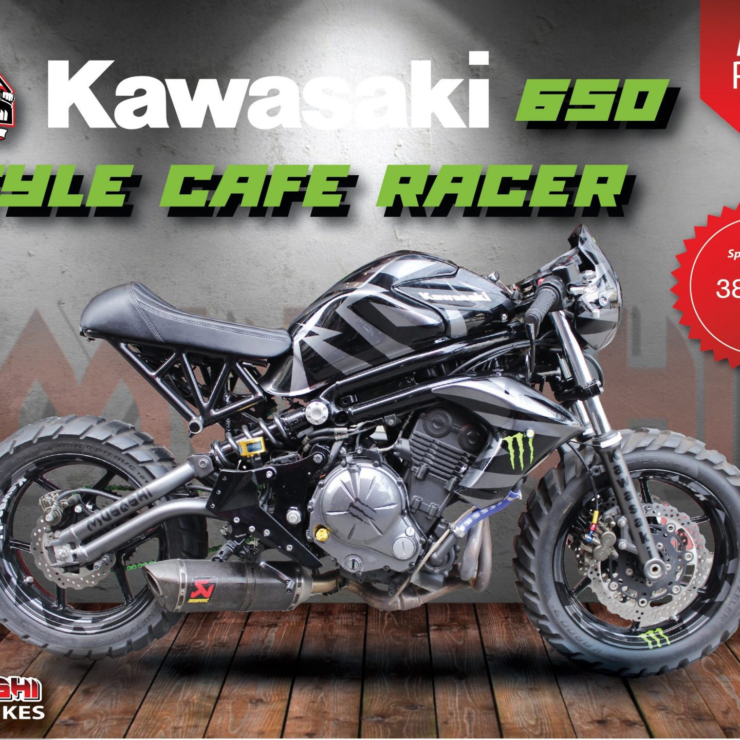 Kawasaki 650 Style cafe racer