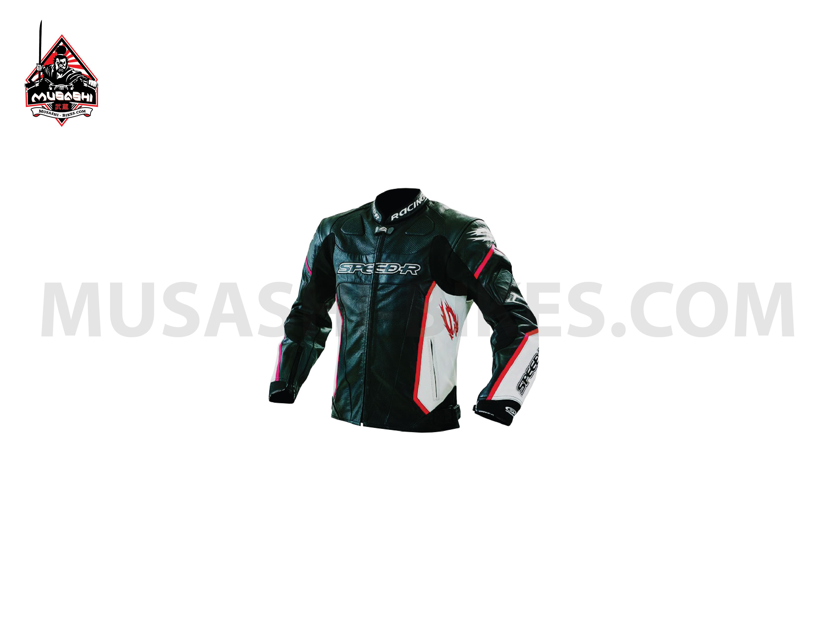 Men's Leather Racing Jacket - S23