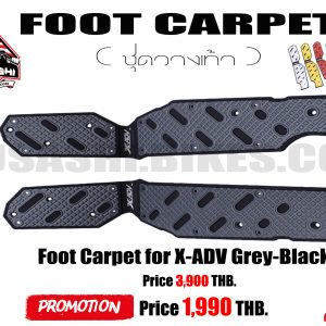 Foot Carpet For X-ADV 750cc. - Black- Grey