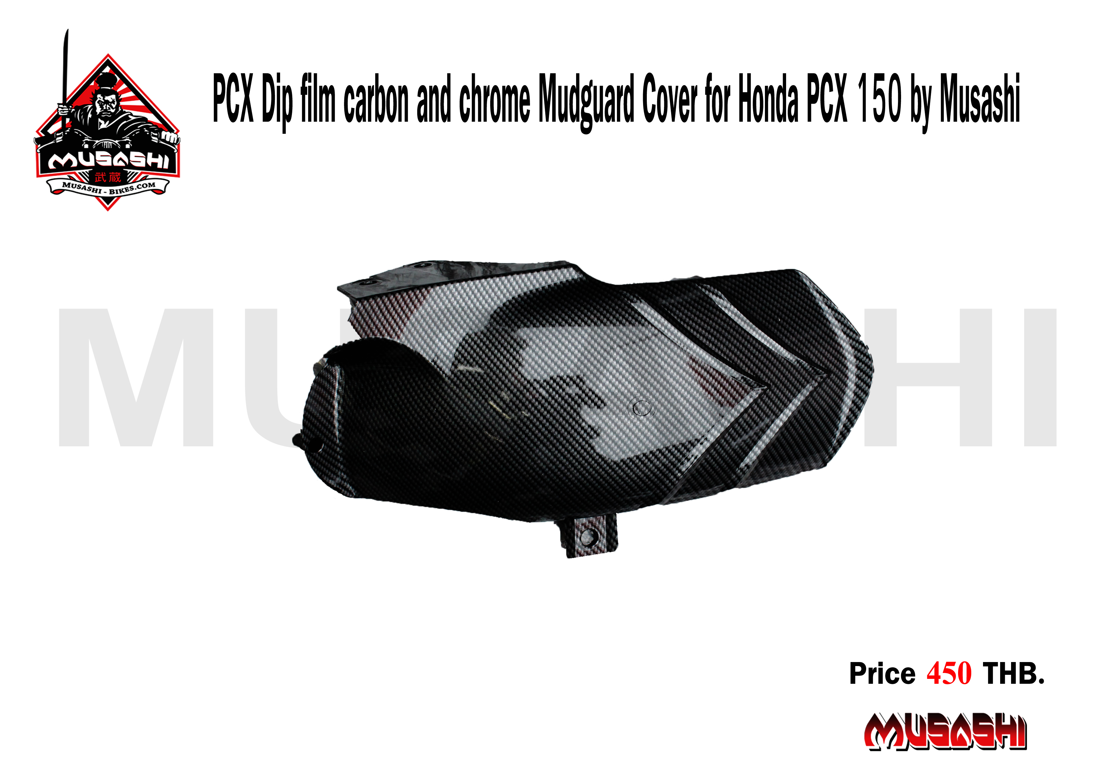 Dip film Carbon Mud Guard cover PCX 150