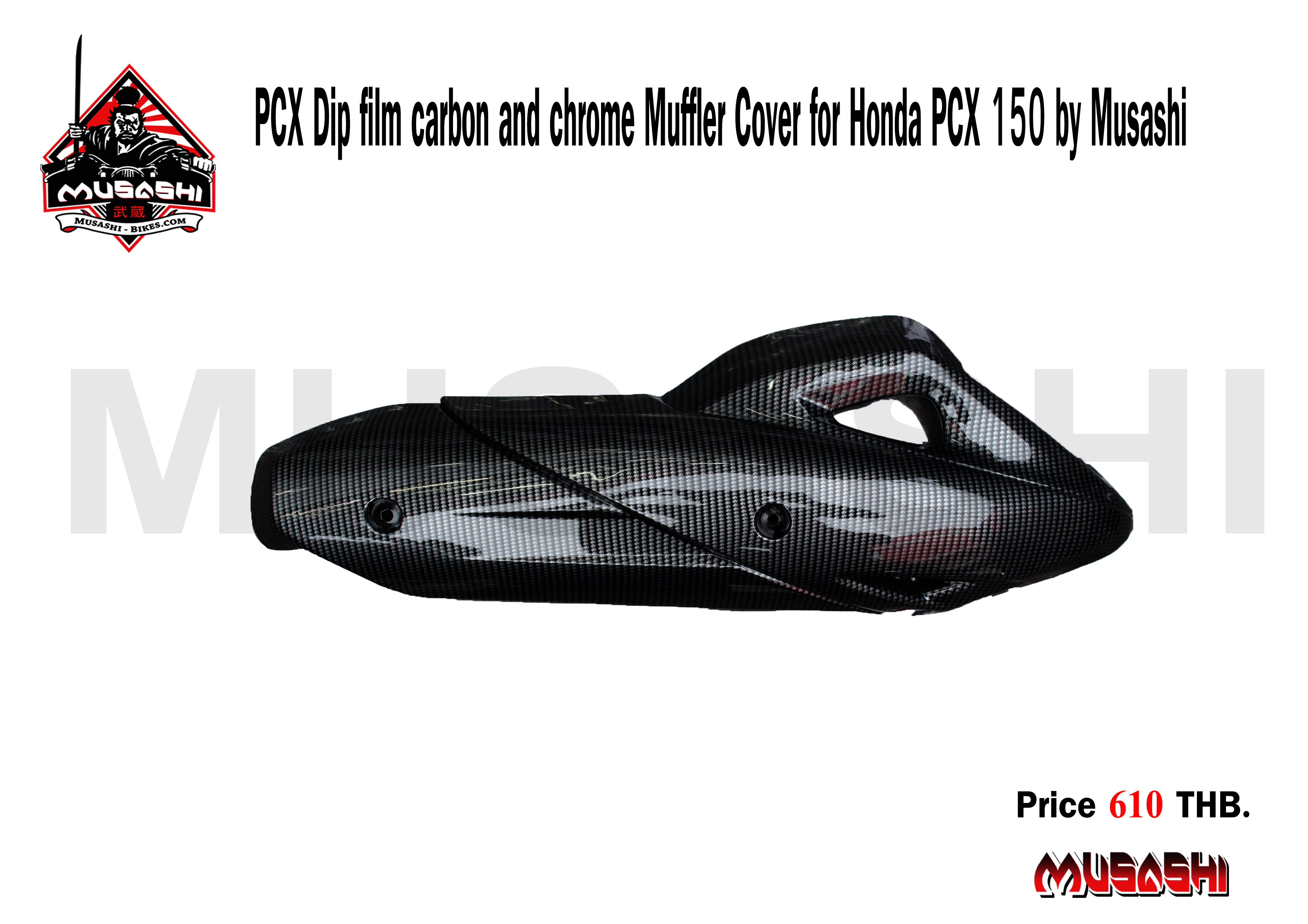 Dip film Carbon Muffler cover PCX 150