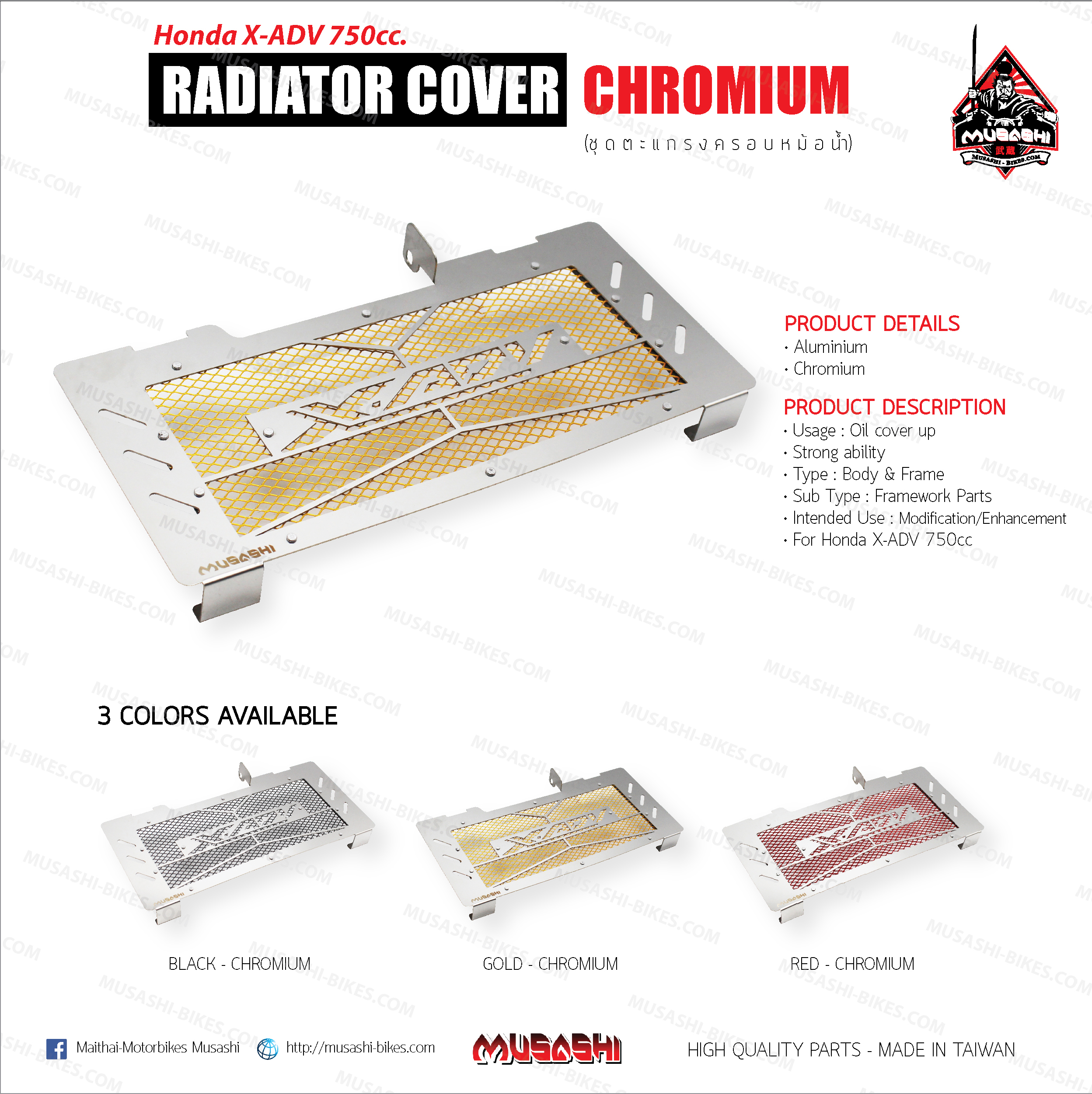 Radiator Cover - X-ADV