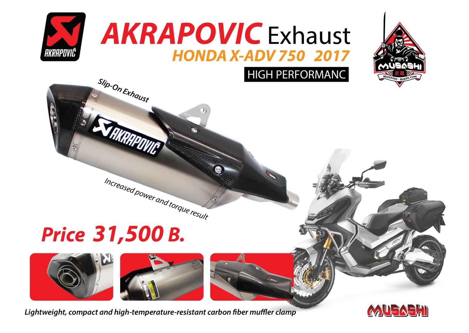 Akeapovic Slip-On Exhaust
